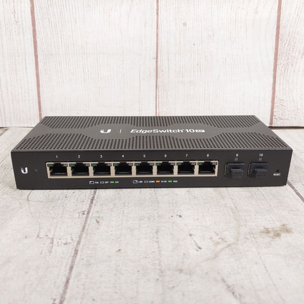 Ubiquiti Networks ES-10XP EdgeSwitch 10XP 10-Port Gigabit 24V Passive PoE Switch